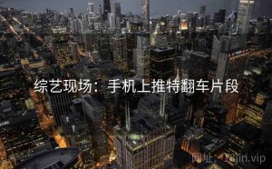 综艺现场：手机上推特翻车片段